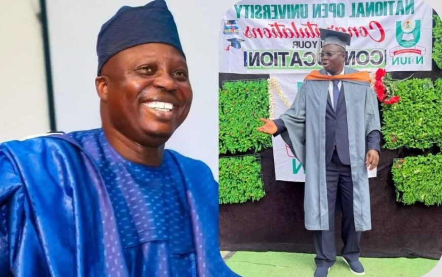 Mr Latin NOUN Graduation: Yoruba Actor Bags Degree In Peace And Conflict Resolution