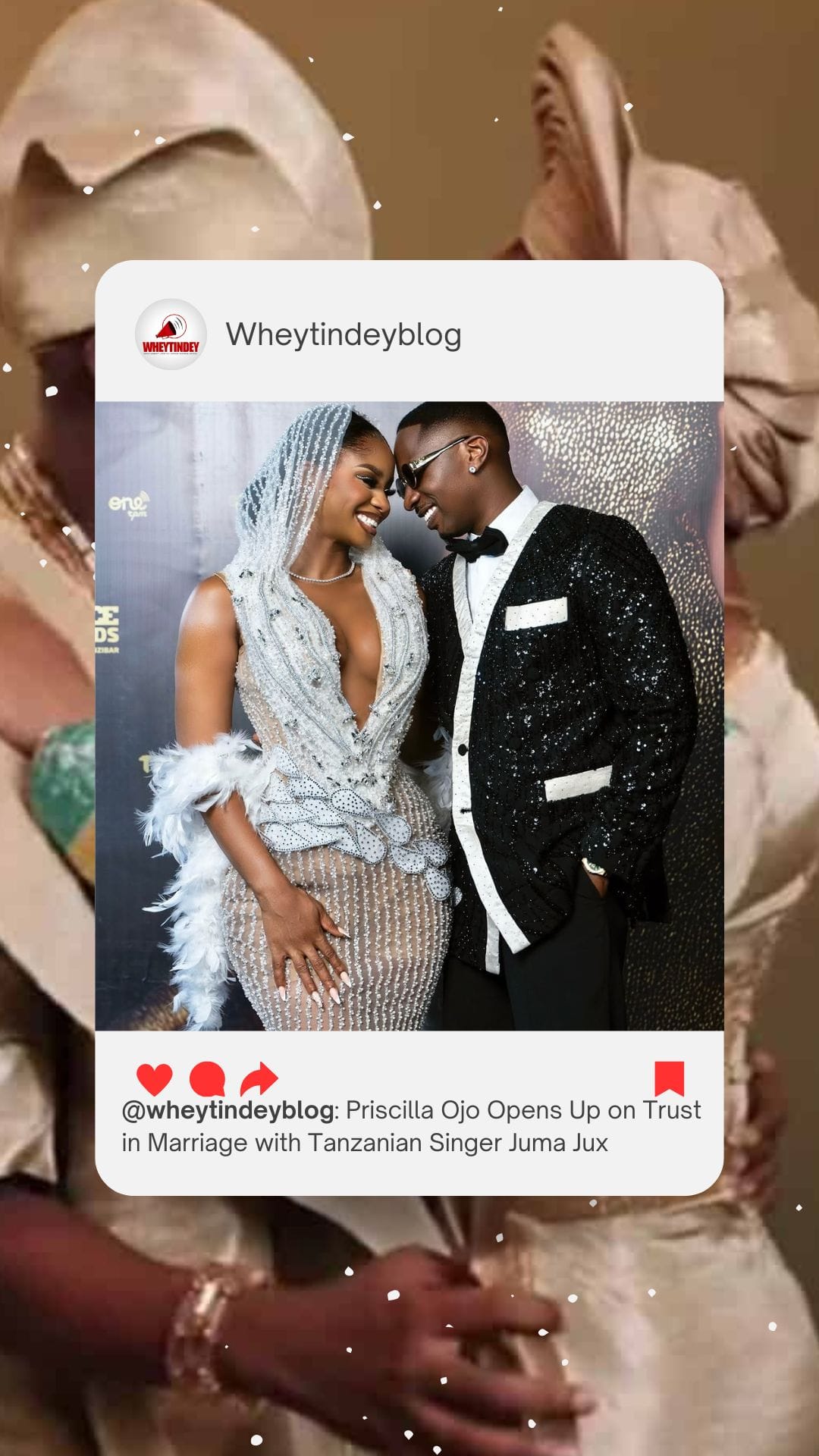 Priscilla Ojo Opens Up on Trust in Marriage with Tanzanian Singer Juma Jux